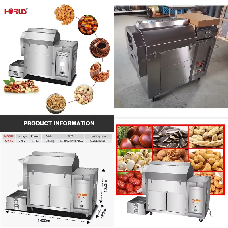 Coffee Bean & Tea Menu - 2026 Horus 25kg/h Automatic Electric/ Coffee