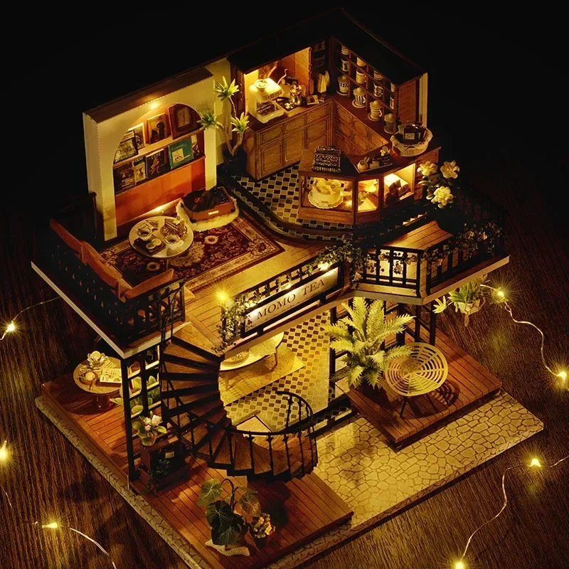 Coffee Tea House - Momo Tea Coffee Shop Casa Dollhouse