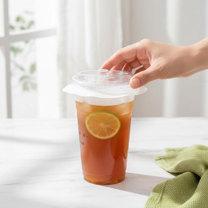 Coffee Tea Flower - 100/500Pcs Disposable Leak Proof Cup Sealing