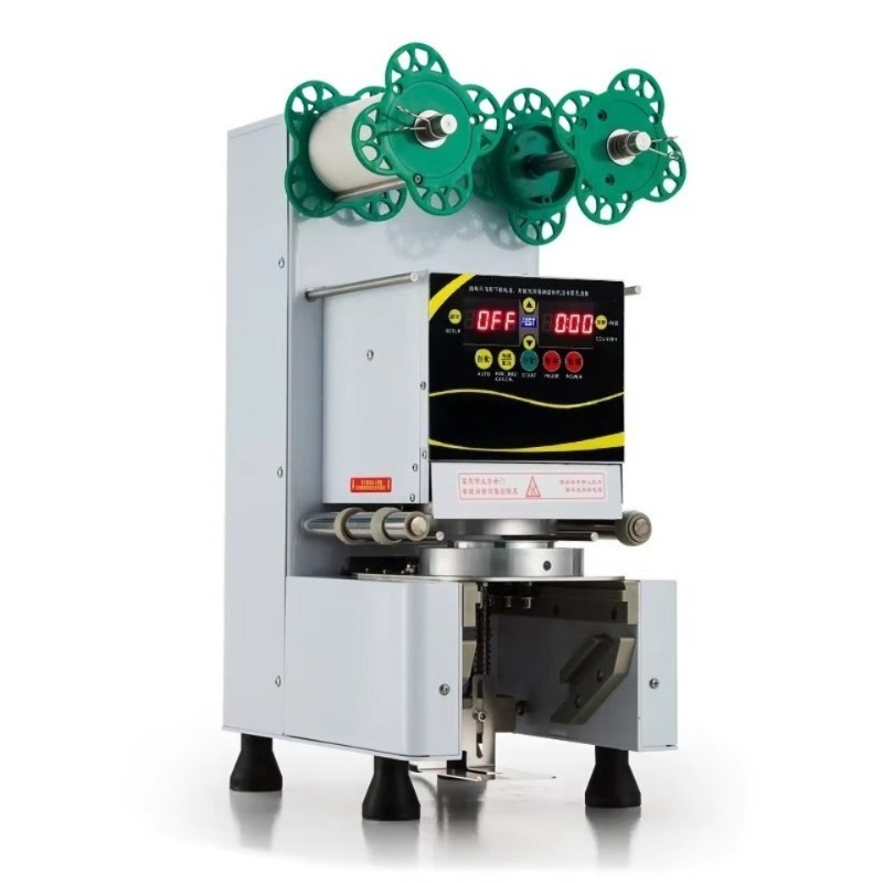 Coffee Tea With Milk - Automatic Plastic Cup Sealing Machine Commercial
