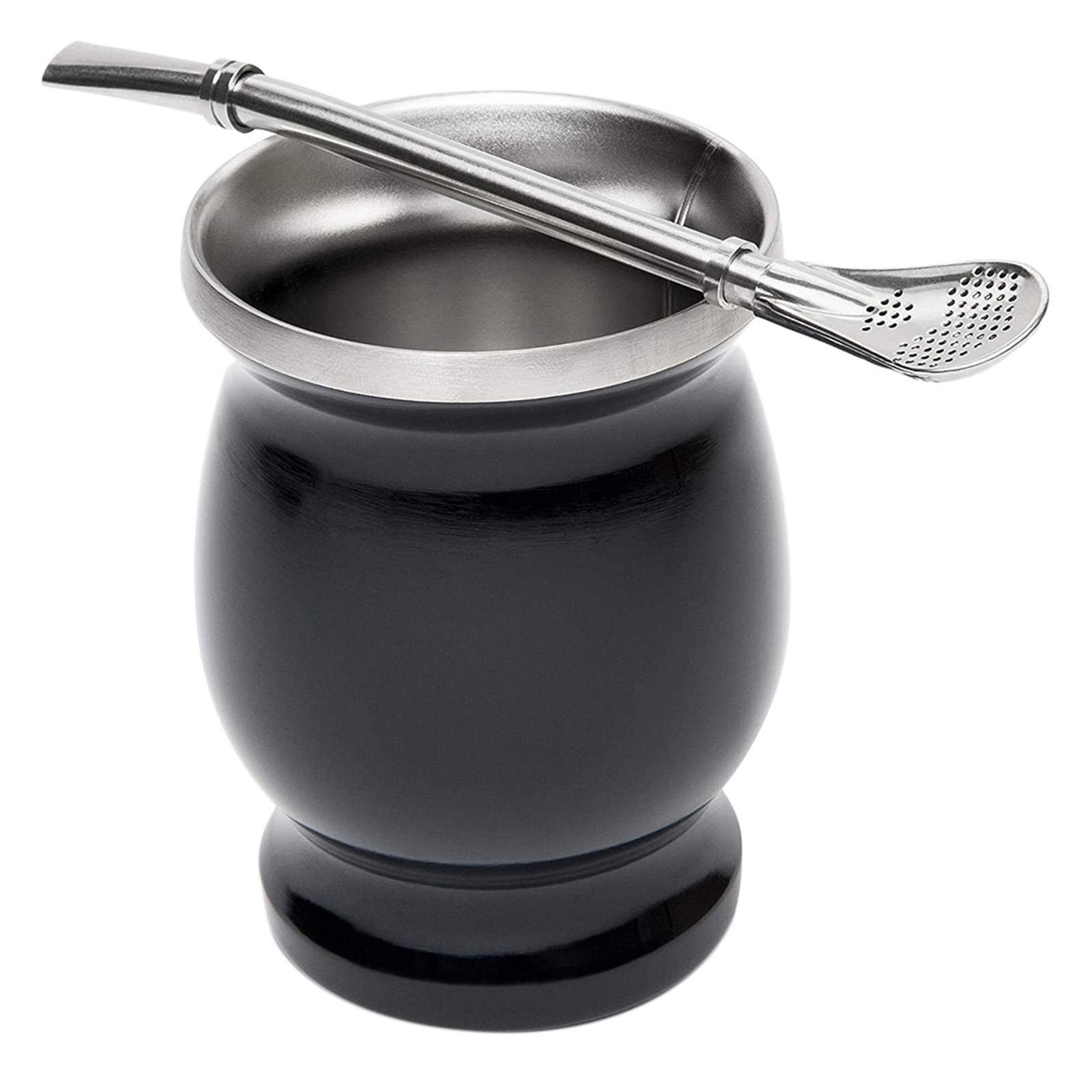 Cup Stainless Steel Double Wal - Coffee Tea Spoon recension och pris