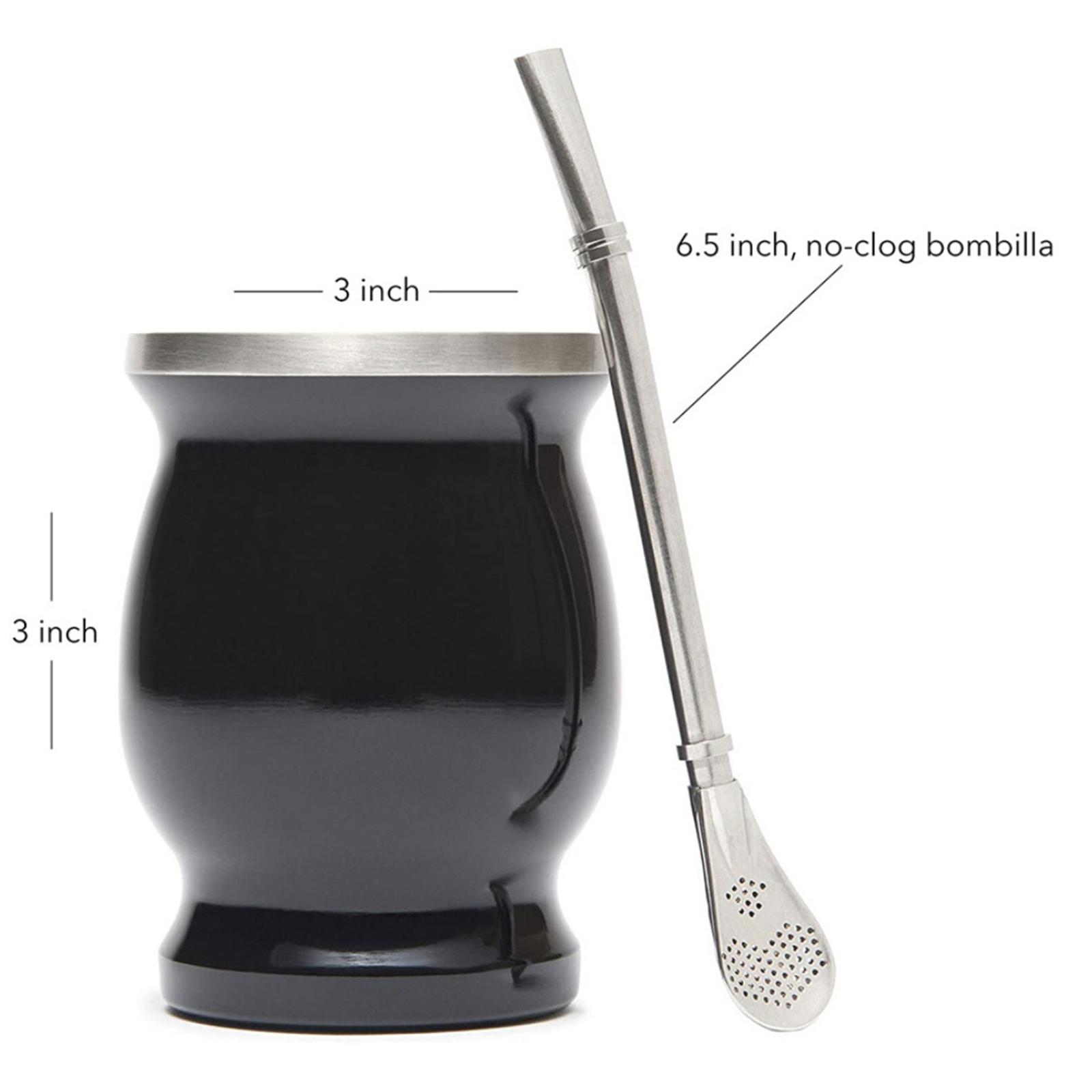 Cup Stainless Steel Double Wal - Coffee Tea Spoon recension och pris