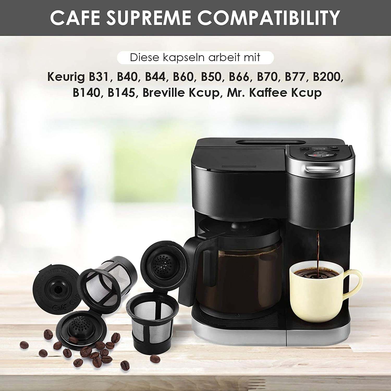 Reusable Coffee Pods, Refillab - Coffee Tea Spoon recension och pris