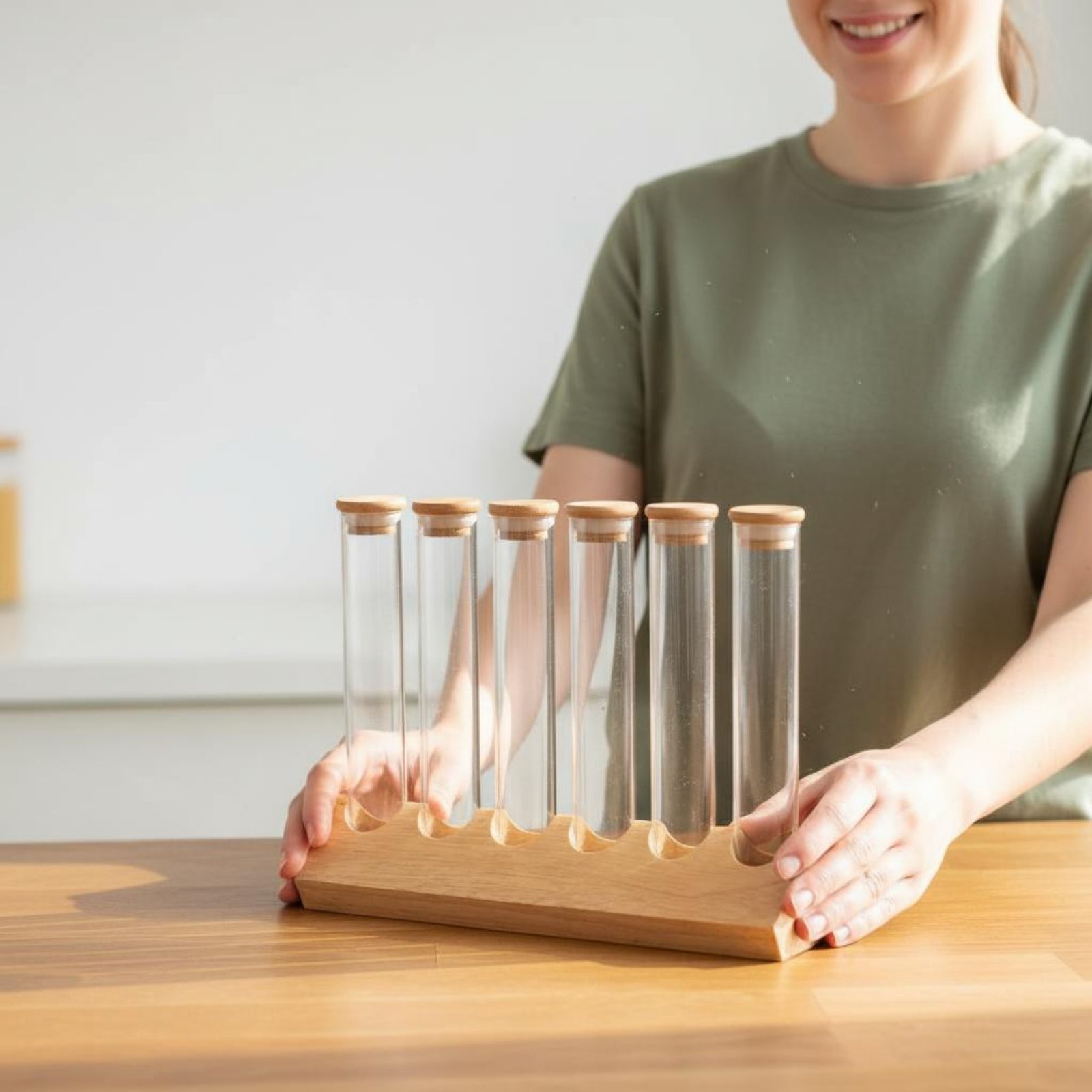 Glass Tube Container Set with  - Coffee Bean & Tea Menu recension och pris