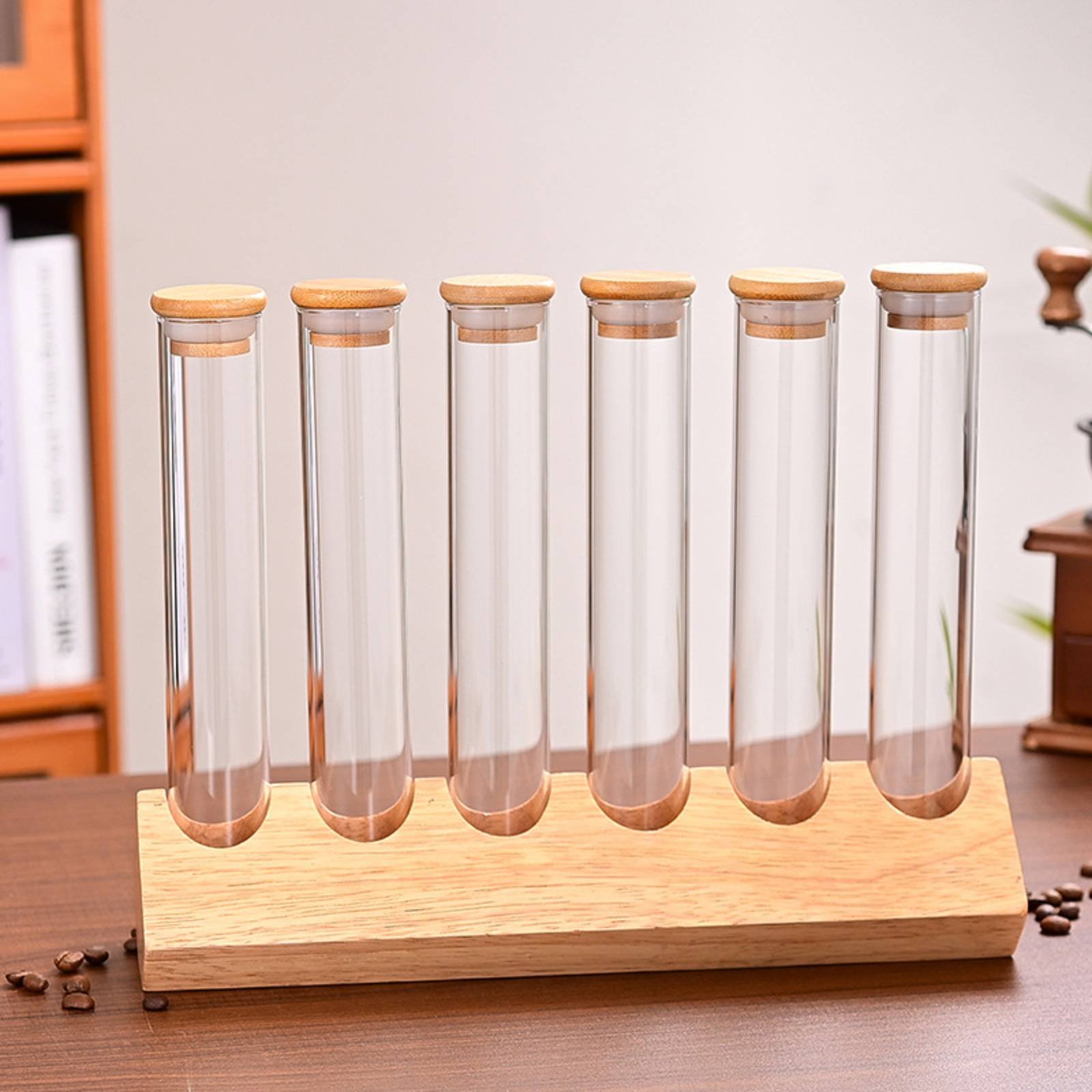 Glass Tube Container Set with  - Coffee Bean & Tea Menu recension och pris
