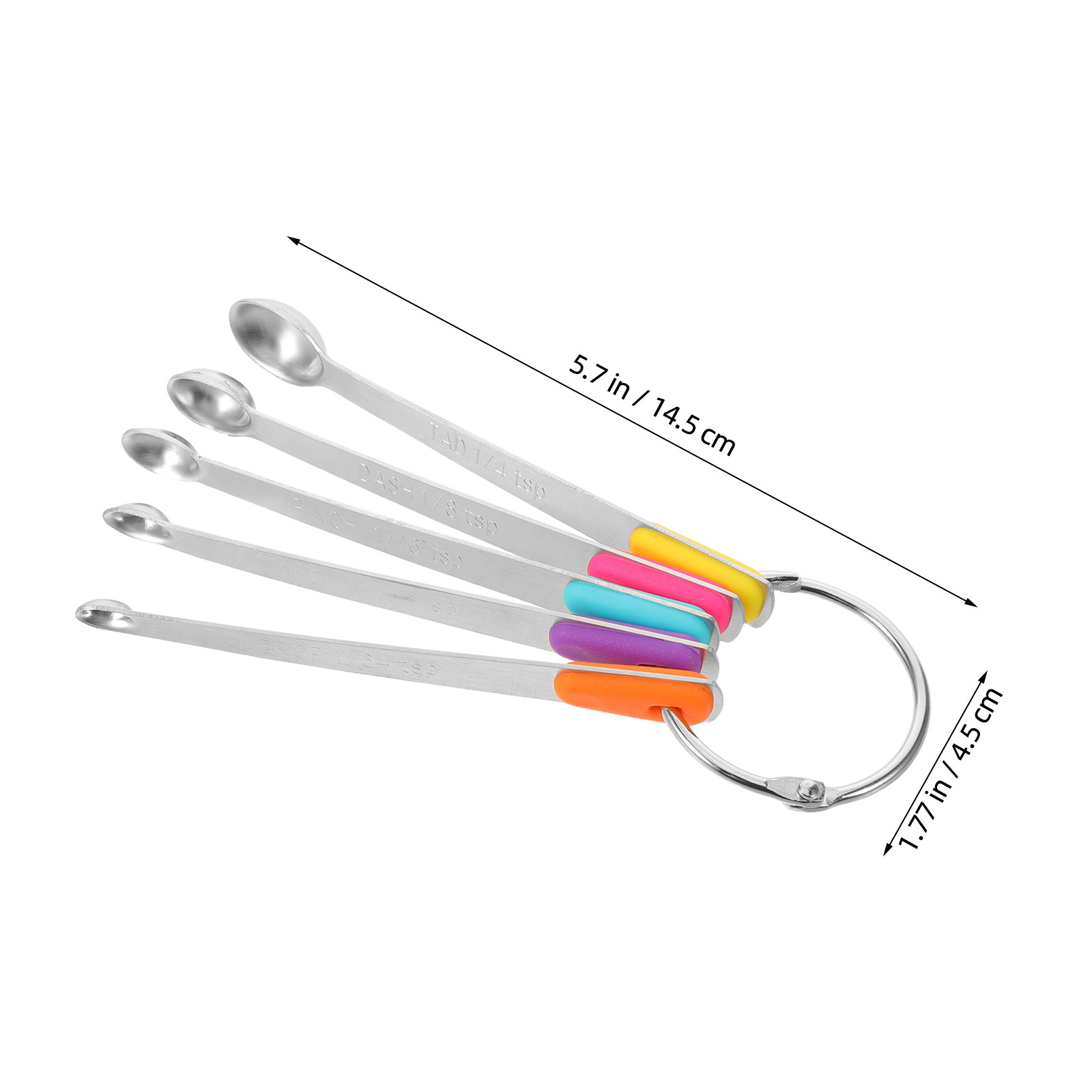 5Pcs Stainless Steel Mini Teas - Coffee Tea Spoon recension och pris