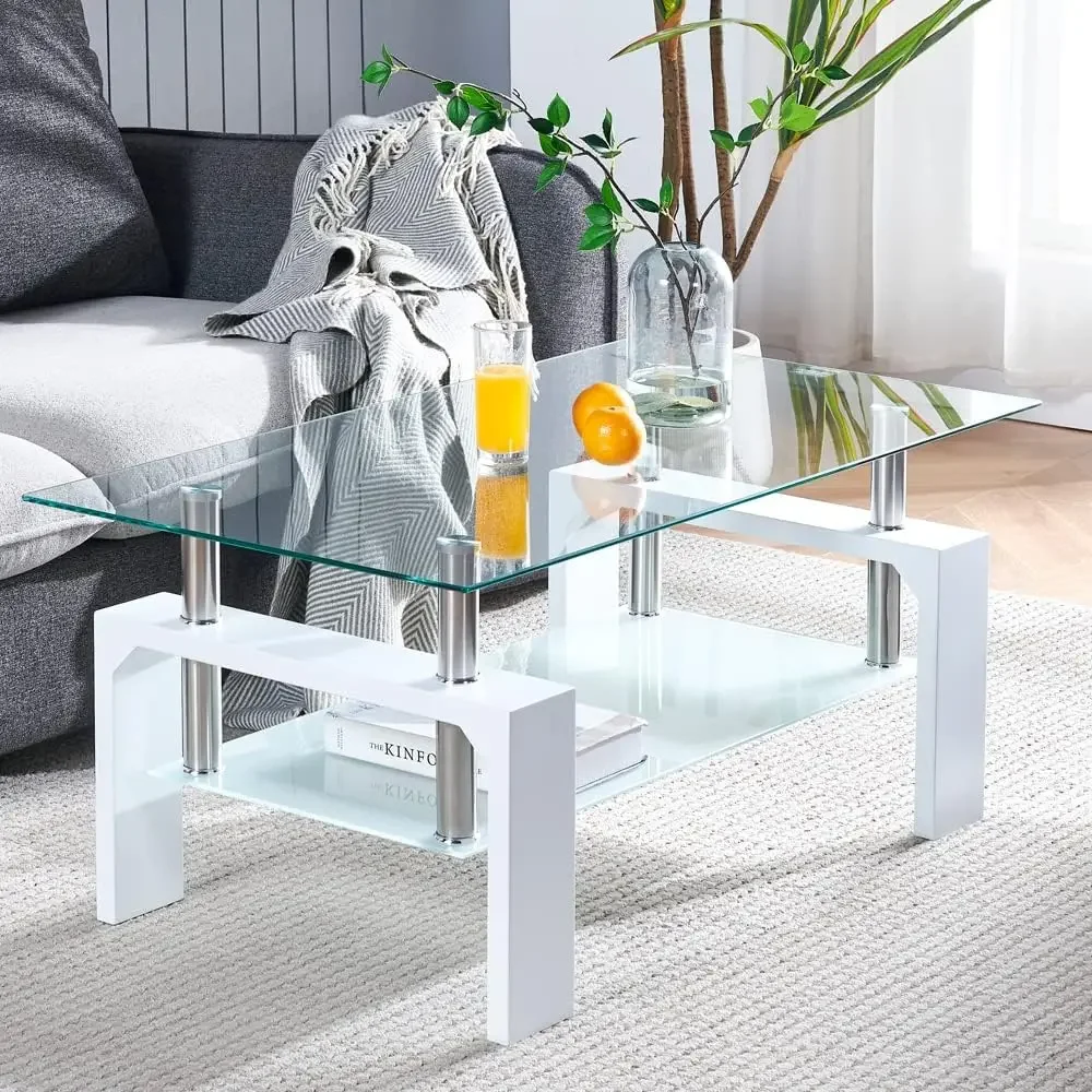 Living Room Rectangle Coffee T - Coffee Tea Quotes recension och pris