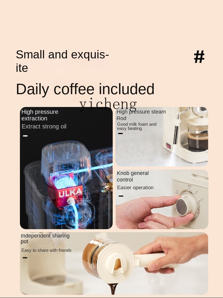 cc28Coffee Machine Household S - Coffee Bean & Tea Menu recension och pris
