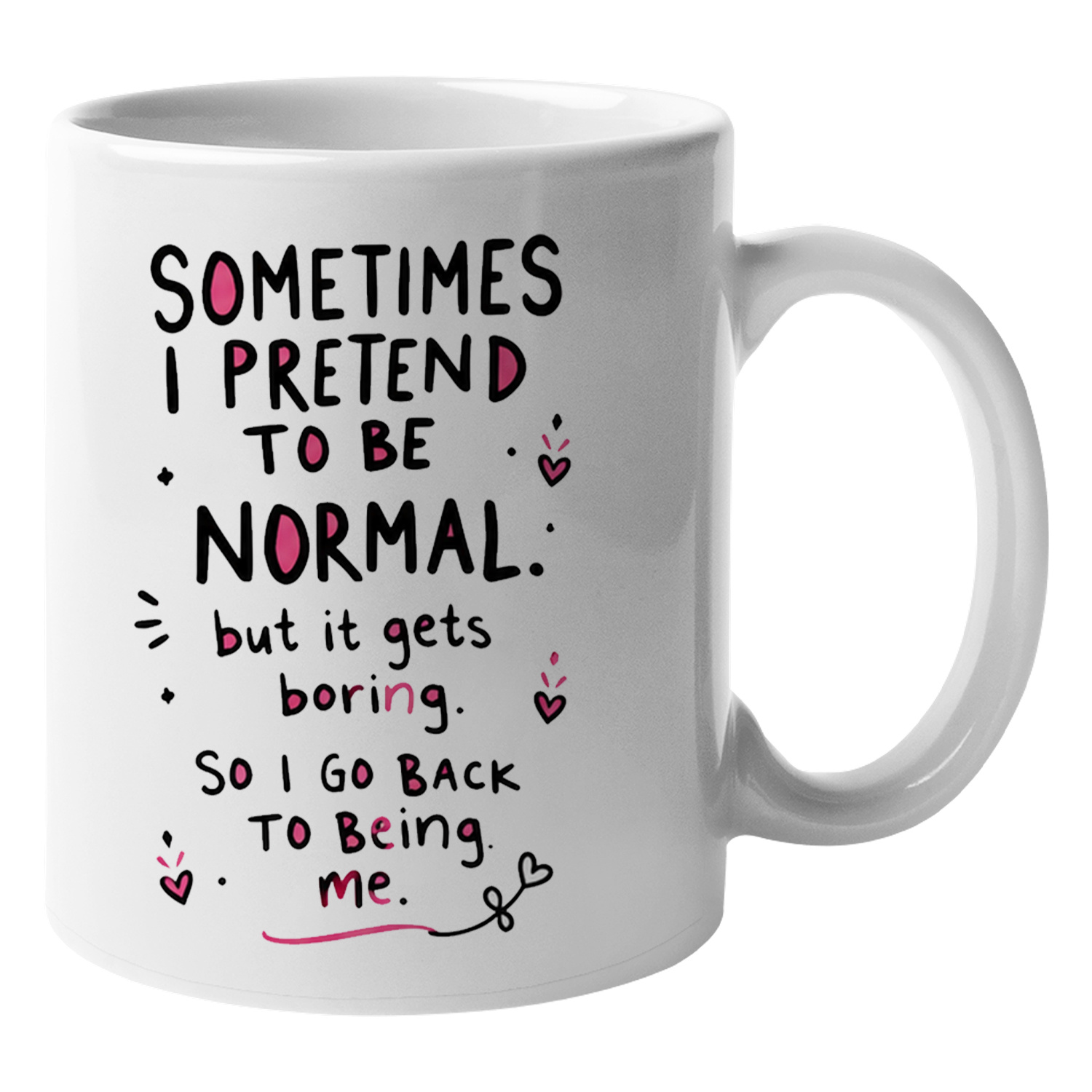 Sometimes I Pretend To Be Norm - Coffee Tea Quotes recension och pris