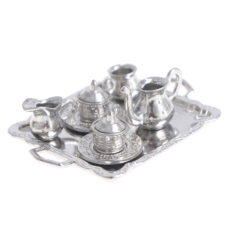 10pcs/Set 1/12 Dollhouse Minia - Coffee Tea House recension och pris