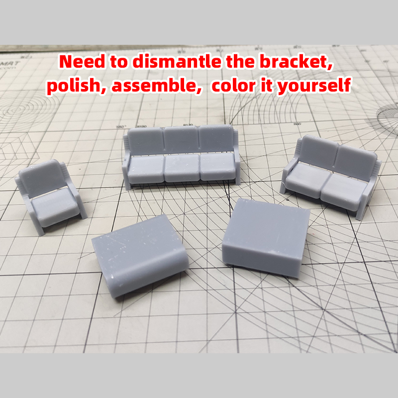 Scale Model Kit Sofa Couch Set - Coffee Tea House recension och pris