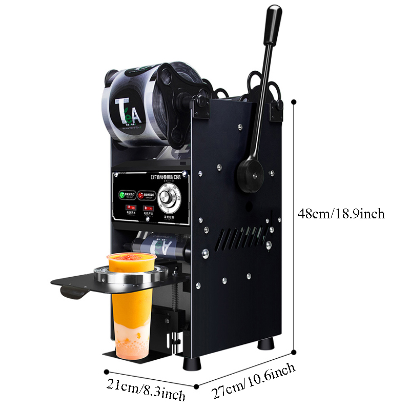 Automatic Cup sealing machine  - Coffee Tea With Milk recension och pris