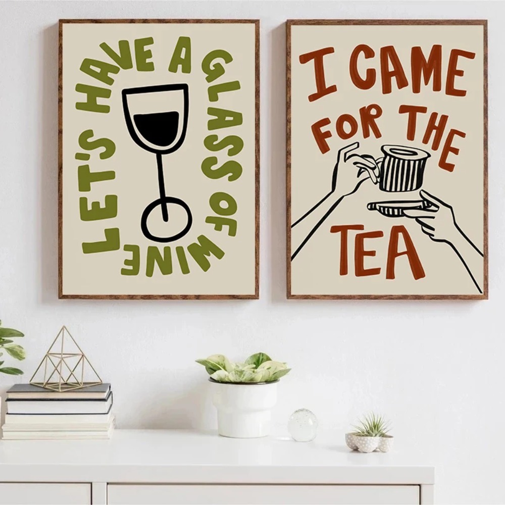 Coffee Shop Afternoon Tea Croi - Coffee Tea Poster recension och pris
