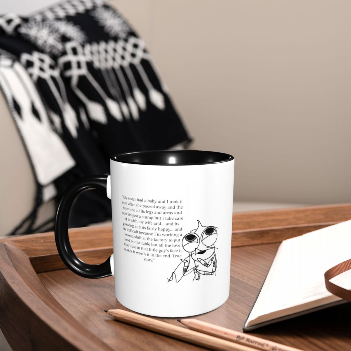 Shark Tales Shrimp Quote Mug F - Coffee Tea Quotes recension och pris