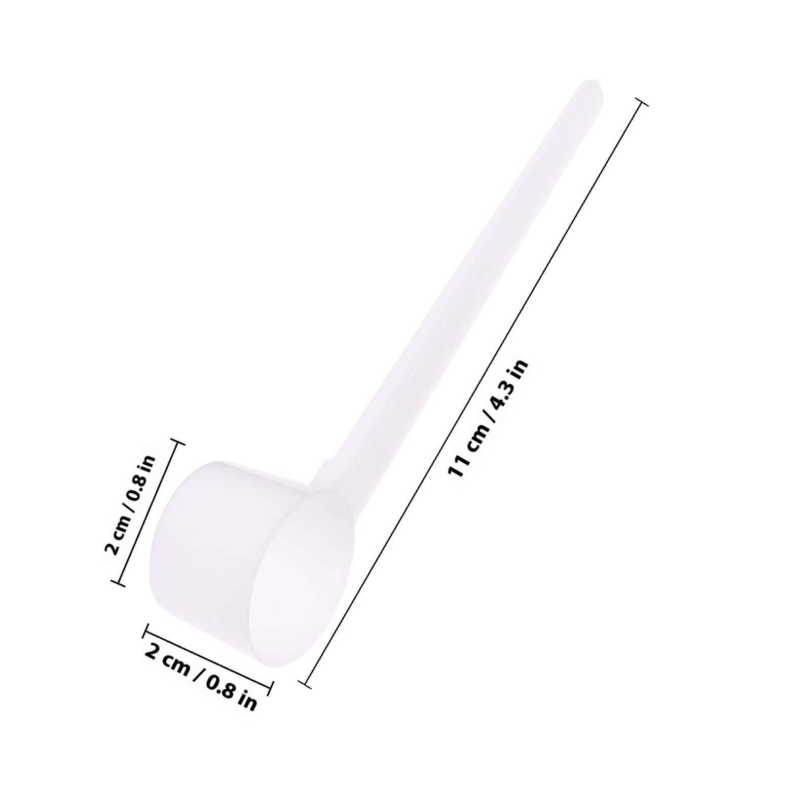 100Pcs 5G Plastic Measuring Sp - Coffee Tea Spoon recension och pris