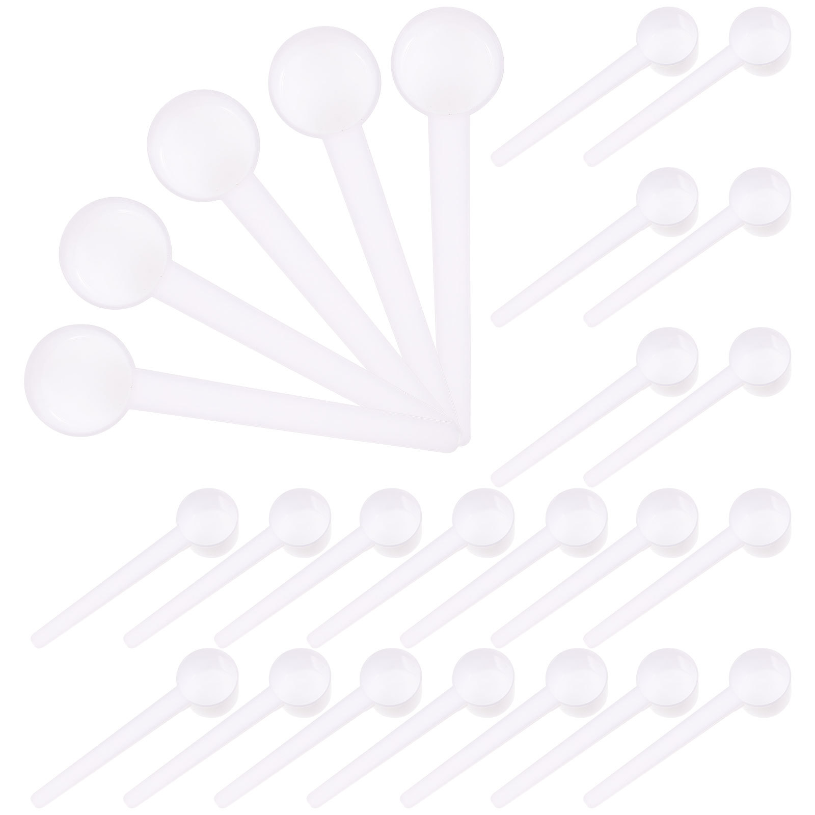 100Pcs 5G Plastic Measuring Sp - Coffee Tea Spoon recension och pris