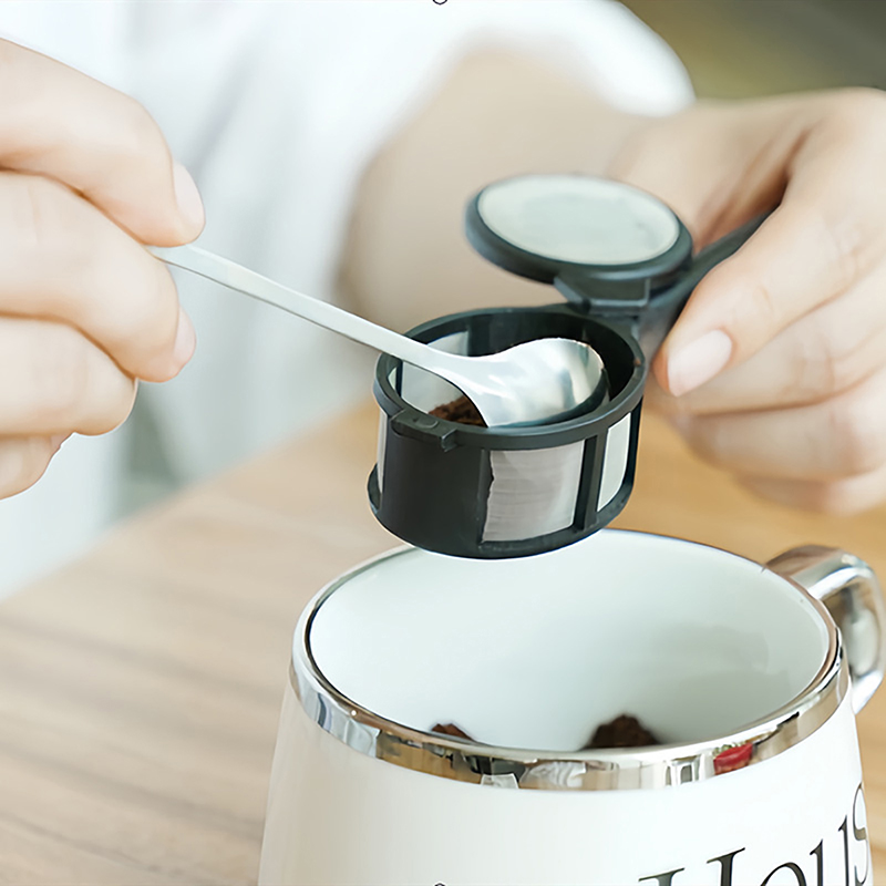 1PC Coffee Capsule Powder Filt - Coffee Tea Spoon recension och pris