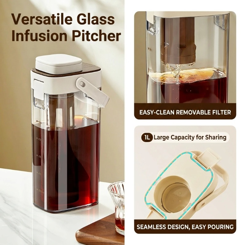 Cold Brew Coffee Pitcher Leak  - Coffee Tea Infuser recension och pris