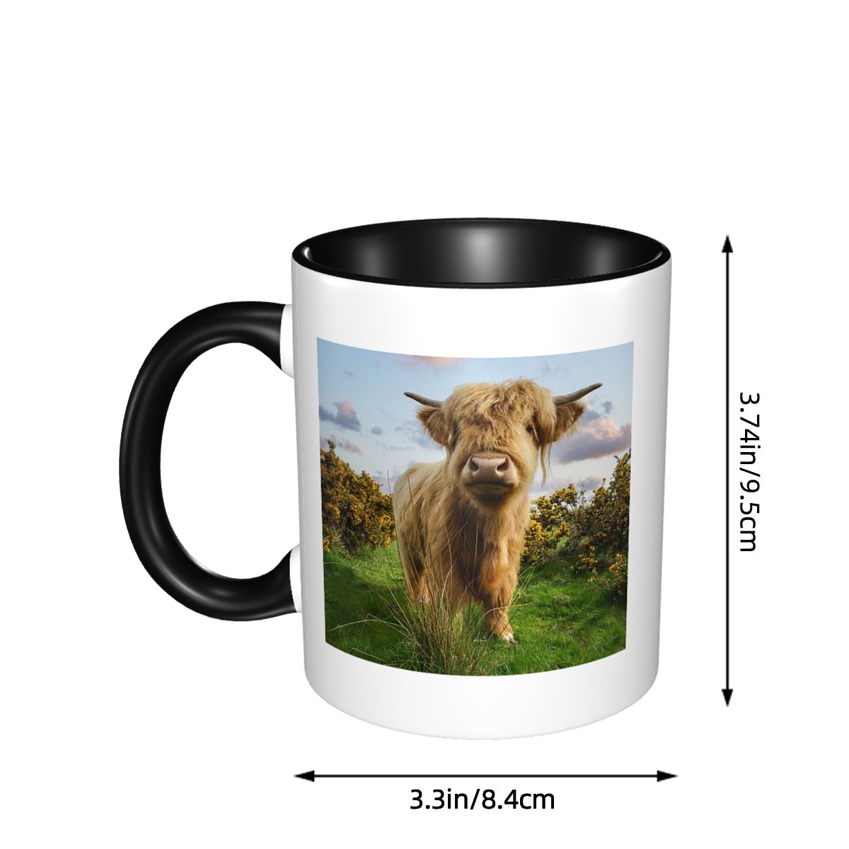 Young Highland Cow Mug Funny C - Young Tea Coffee recension och pris
