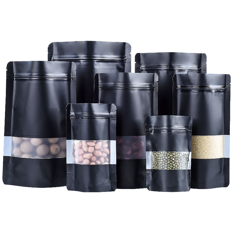 100PCS Stand-up Matte Black Al - Coffee Tea House recension och pris