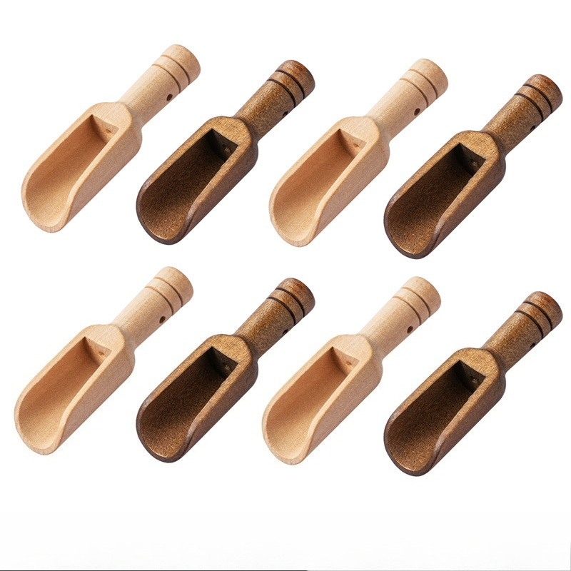 5Pcs Japanese Mini Wooden Spoo - Coffee Tea Spoon recension och pris