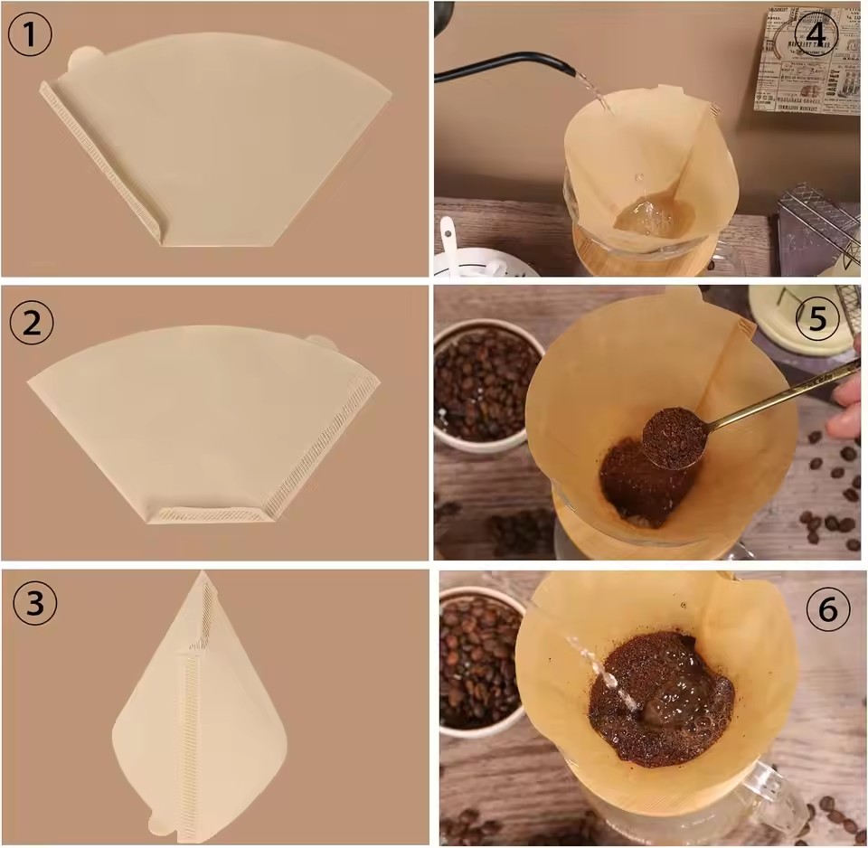 50pcs/set Log Pulp Paper Coffe - Coffee Tea Infuser recension och pris