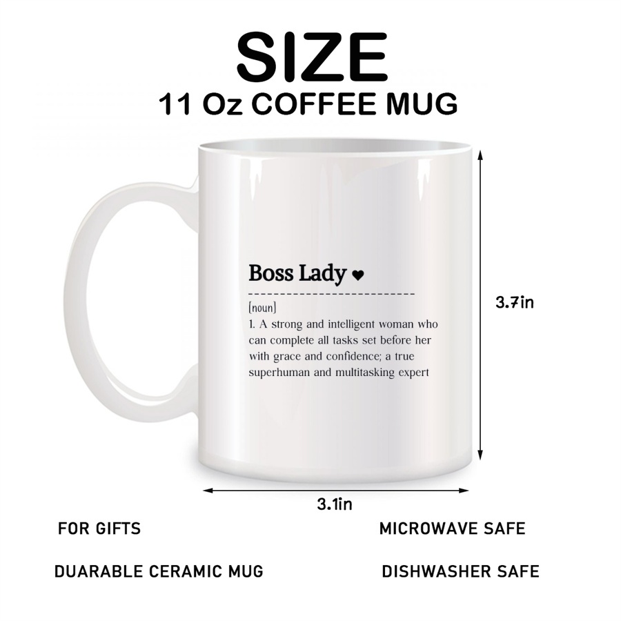 Boss Lady Mugs For Like A Boss - Coffee Tea Like recension och pris