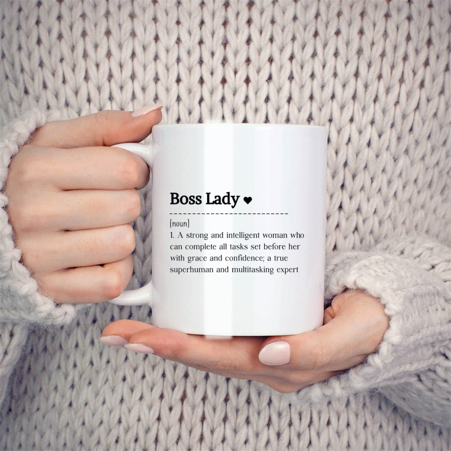 Boss Lady Mugs For Like A Boss - Coffee Tea Like recension och pris