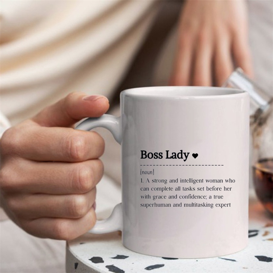 Boss Lady Mugs For Like A Boss - Coffee Tea Like recension och pris