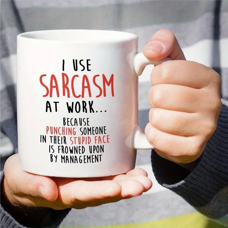 I Use Sarcasm At Work Because  - Coffee Tea Quotes recension och pris