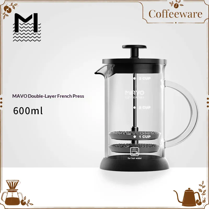 MAVO French Press Coffee Maker - Coffee Tea Brew recension och pris