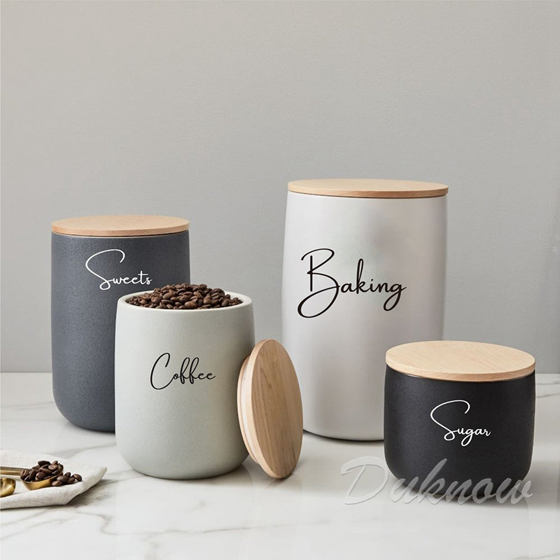 Kitchen Organization Canister  - Coffee Tea Quotes recension och pris