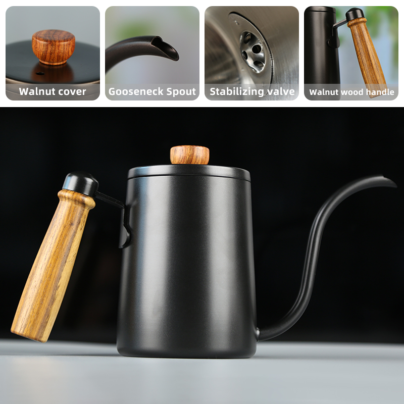 550ML Coffee Pot Milk Frothing - Coffee Tea Brew recension och pris