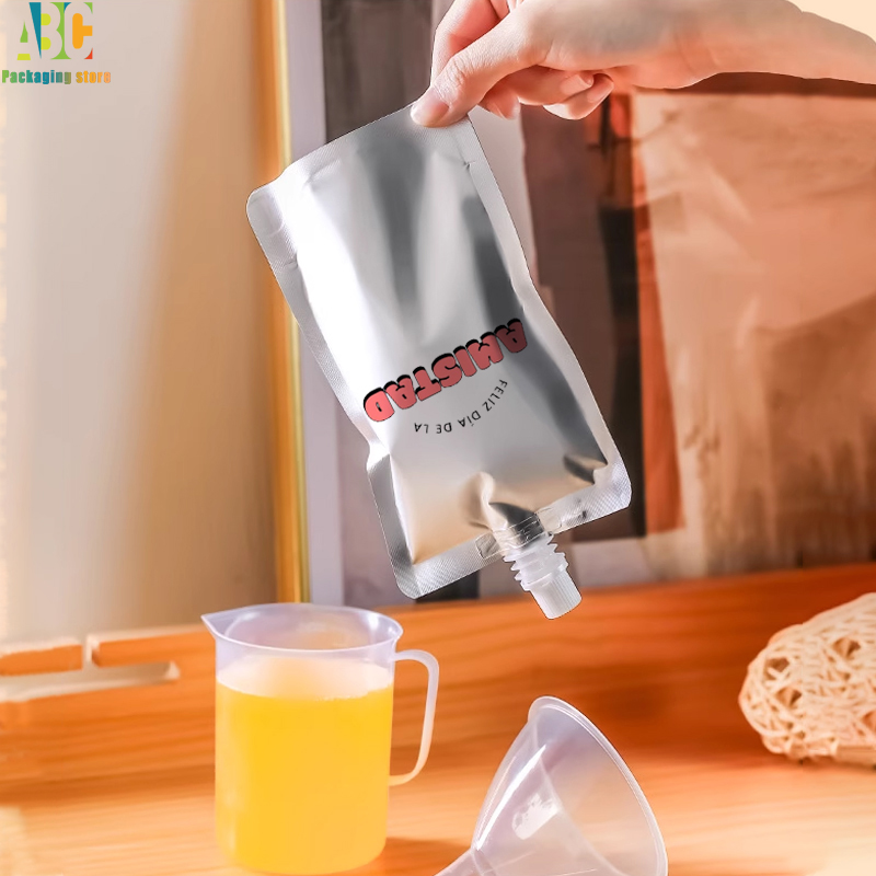 Aluminum Foil Spout Bag with C - Coffee Tea Flower recension och pris