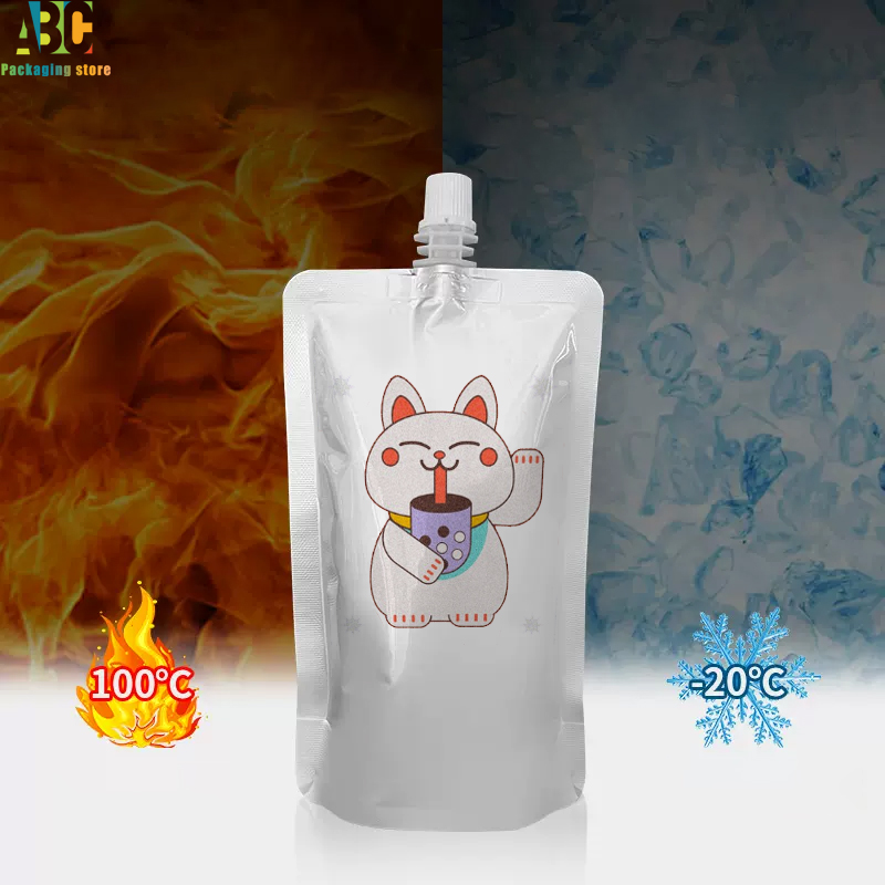 Aluminum Foil Spout Bag with C - Coffee Tea Flower recension och pris