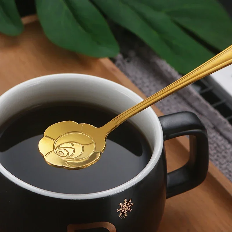 Stainless Steel Cherry Rose Fl - Coffee Tea Flower recension och pris