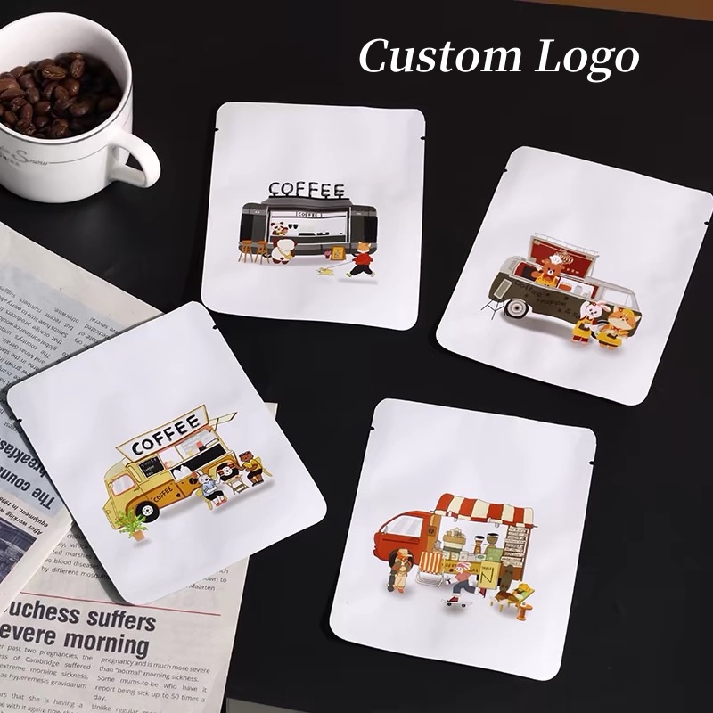 100pcs Customized Square Tea B - Coffee Tea Flower recension och pris