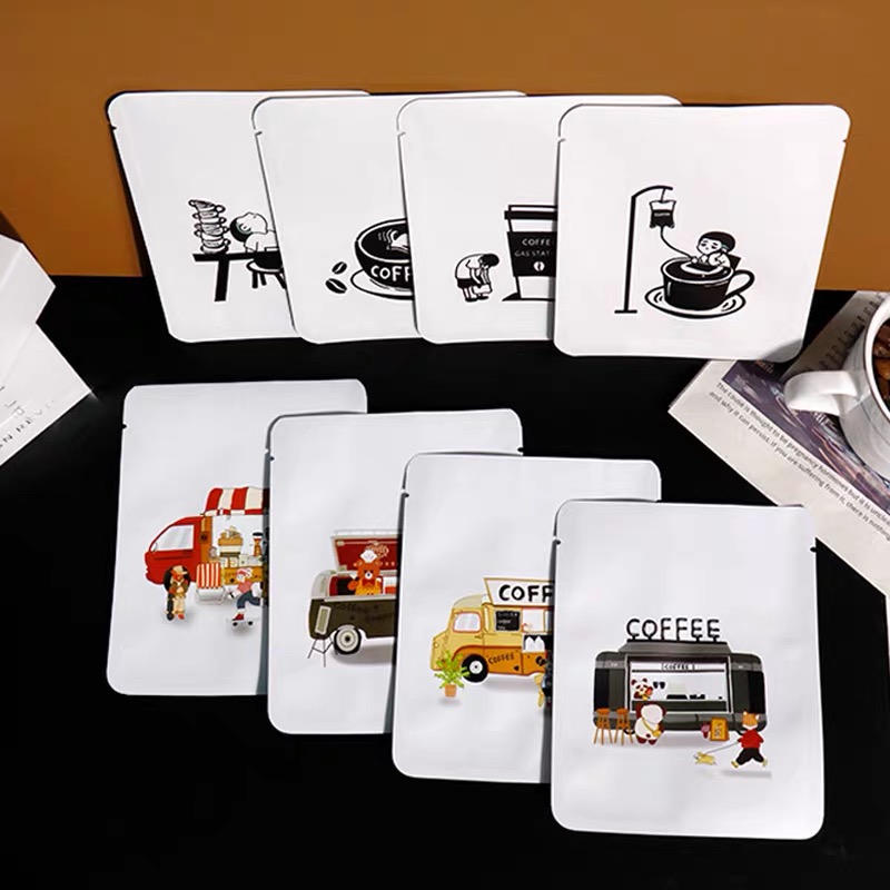 100pcs Customized Square Tea B - Coffee Tea Flower recension och pris