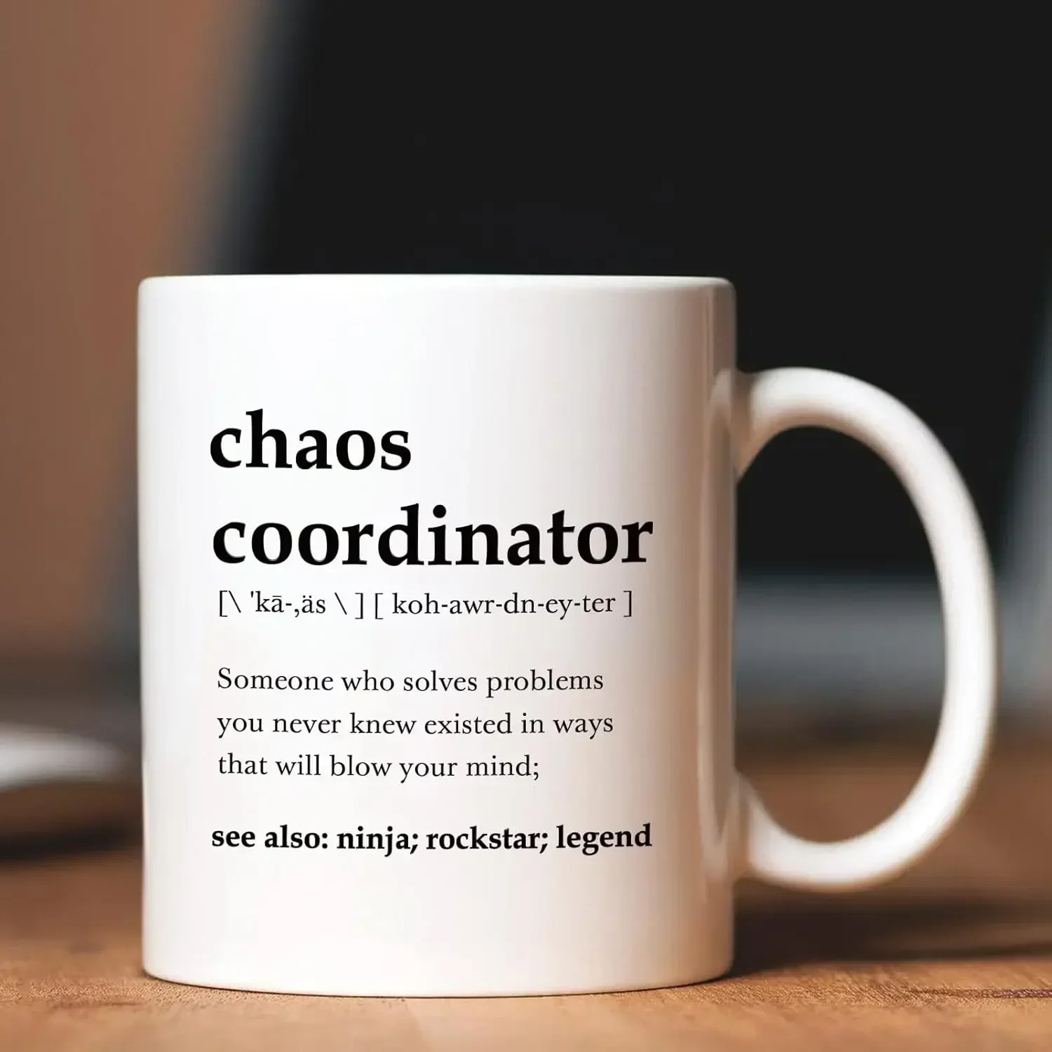 Chaos Coordinator Dictionary D - Coffee Tea Quotes recension och pris