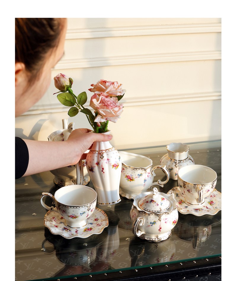 Flowering Shrubs Tea Cups and  - Coffee Tea Flower recension och pris