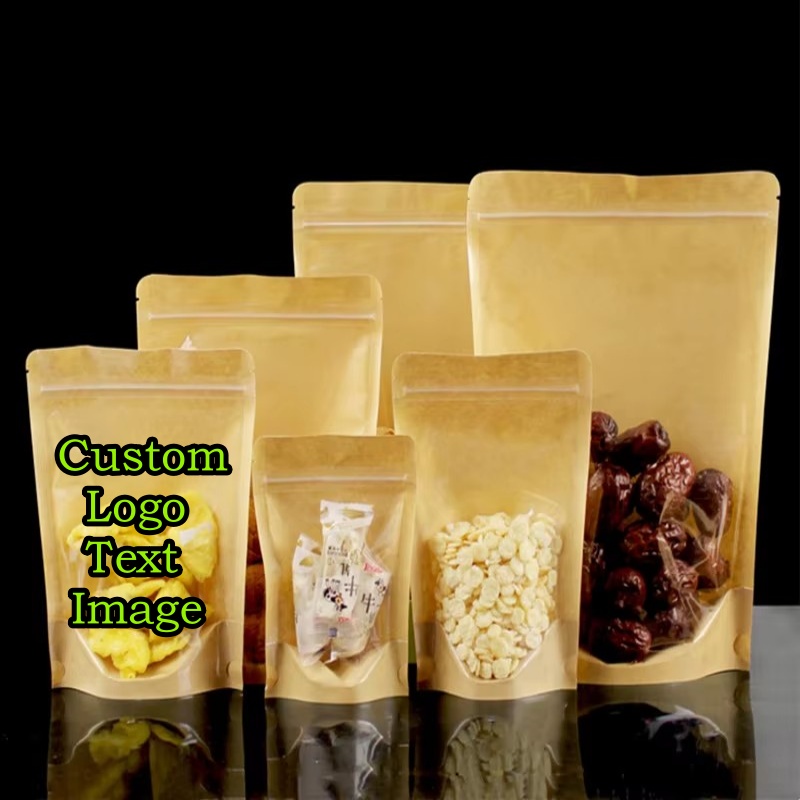 100PCS Clear Stand-up Kraft Pa - Coffee Tea House recension och pris