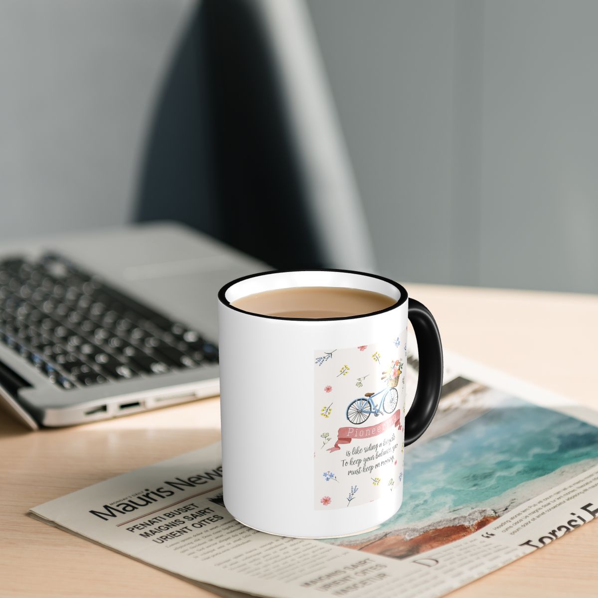 Pioneering Is Like Riding A Bi - Coffee Tea Like recension och pris